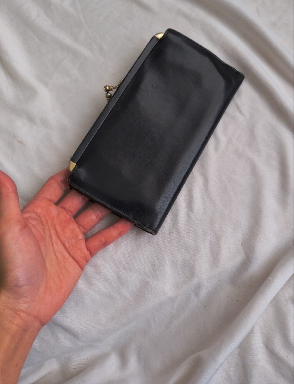 Celine Paris Black Leather Wallet with Gold Hardware - Picture 6 of 15